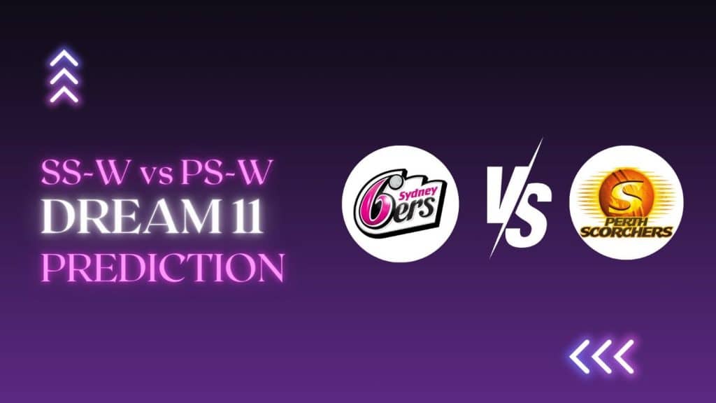 SS-W vs PS-W Dream11 Prediction