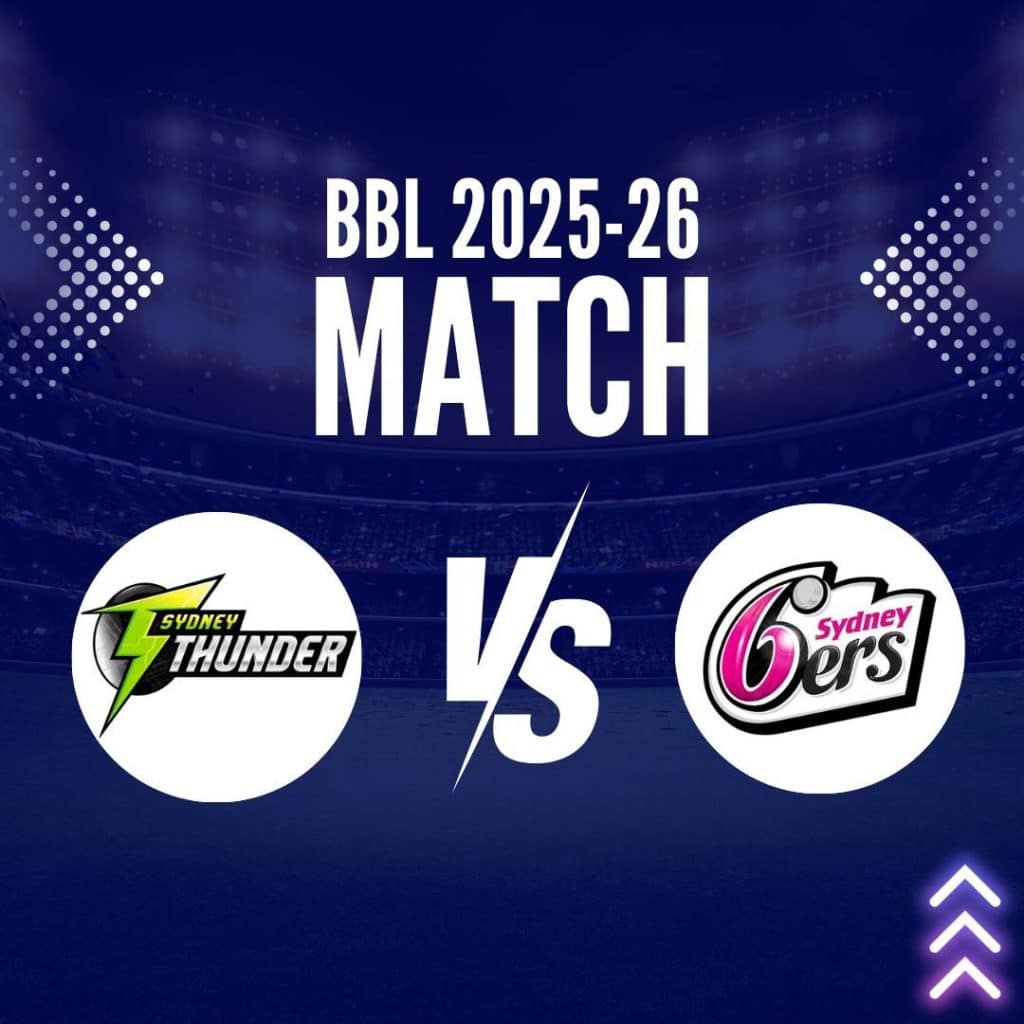 THU vs SIX Big Bash League match THU vs SIX Big Bash League match